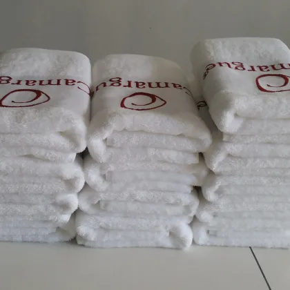 custom jacquard hand towels