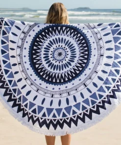terry velour printed beach towels