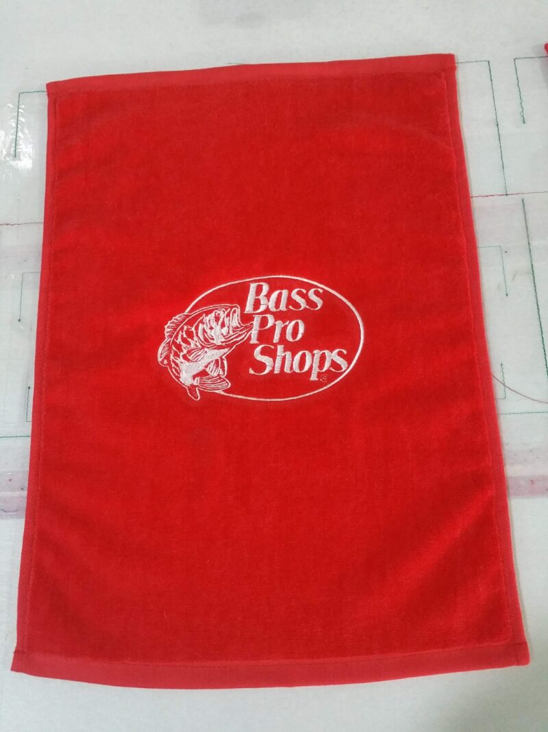 terry velour embroidery towel