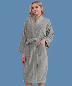 cotton bathrobe