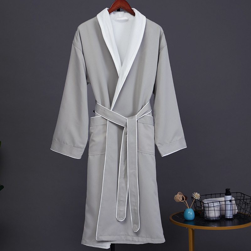 lined bath robe