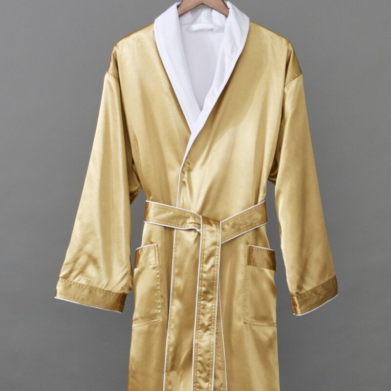 terry towelling lined bath robe